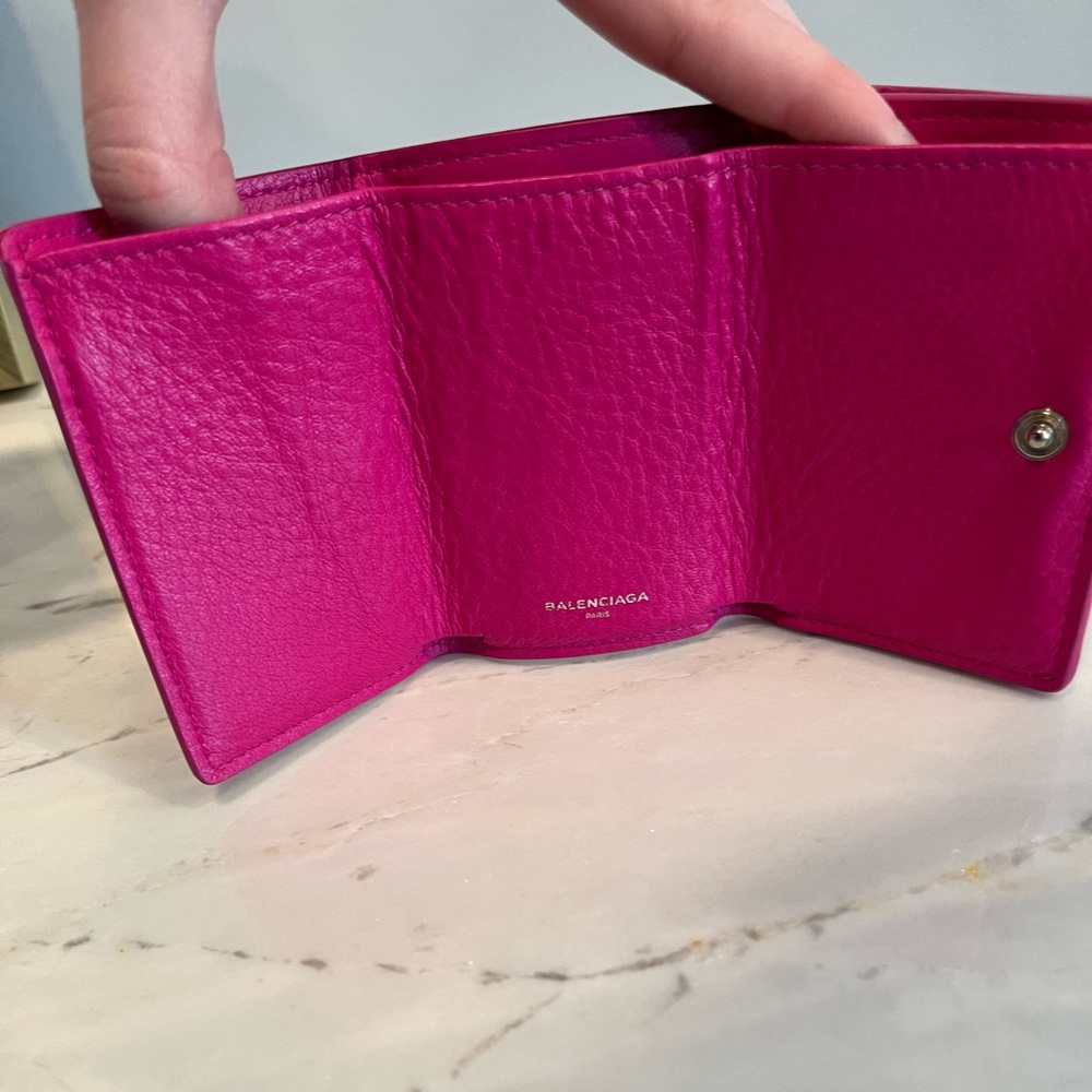 Balenciaga papier mini trifold wallet - Picture 10 of 11